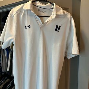 Under Armour White Polo Shirt Classic Style